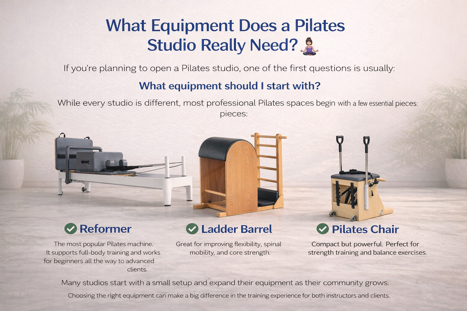 Pilates Studio Equipment