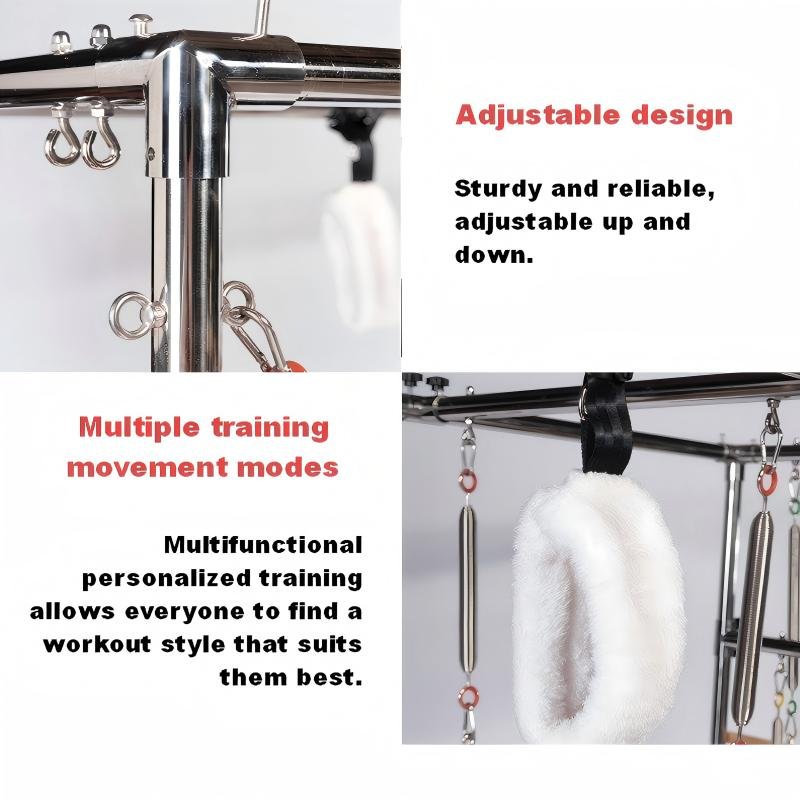 3-in-1Maple Wood Pilates Reformer Cadillac Combo - Image 10