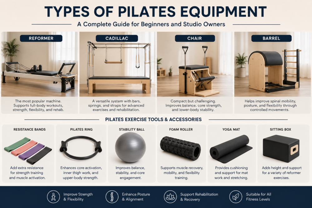 Pilates Types Types of Pilates Equipment: A Complete Guide for Beginners and Studio ...