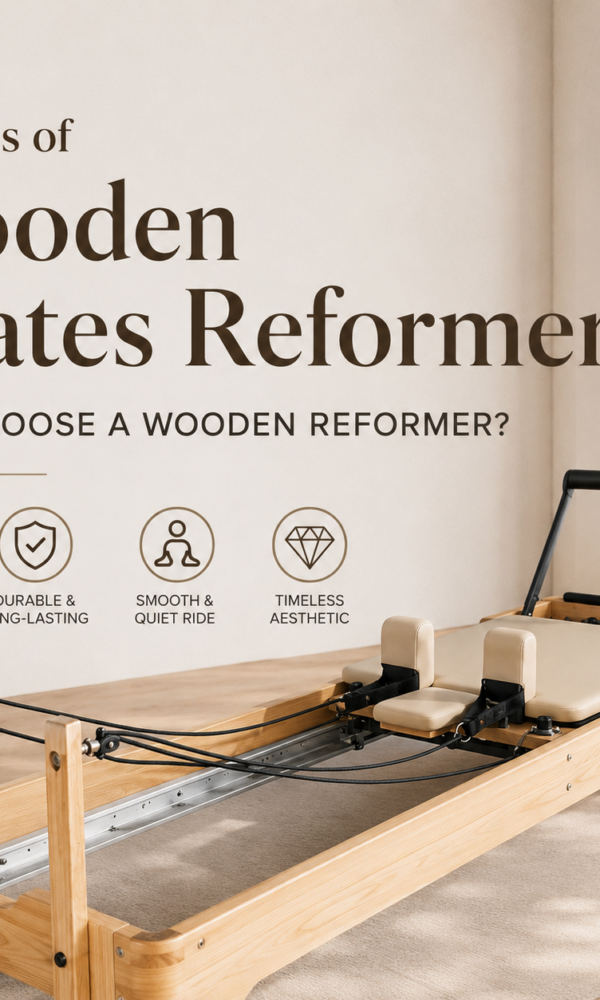 wooden pilates reformer